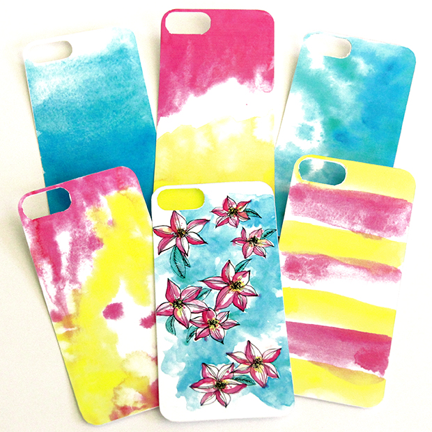 Watercolor iphone cover
