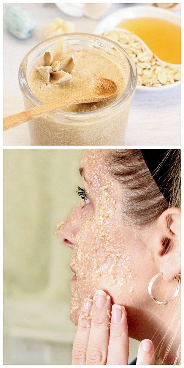 Oatmeal Honey Face Scrub - Dabbles