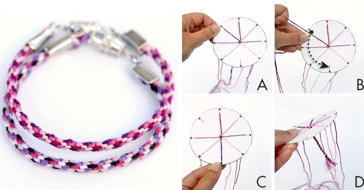 How to Make Quick and Easy Friendship Bracelets by Braiding Nylon Threads-  Pandahall.com