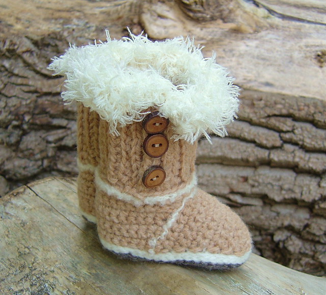 crochet baby boots pattern uggs