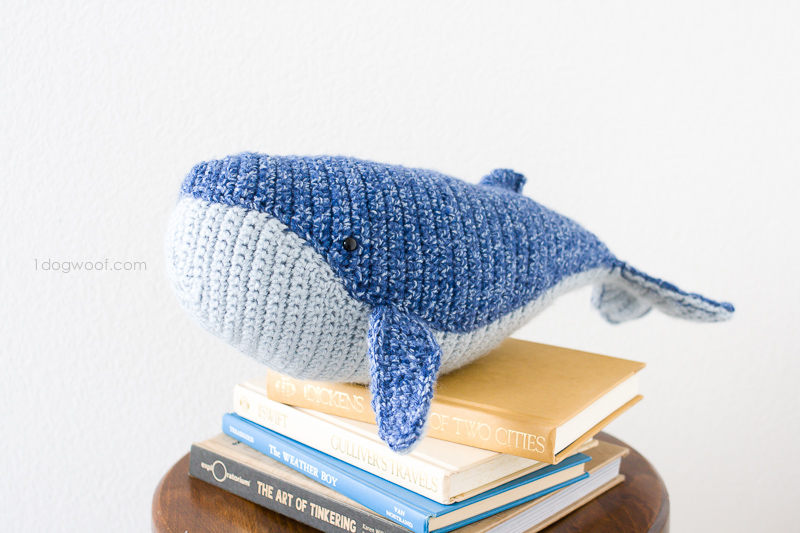Baby Humpback Crochet Whale