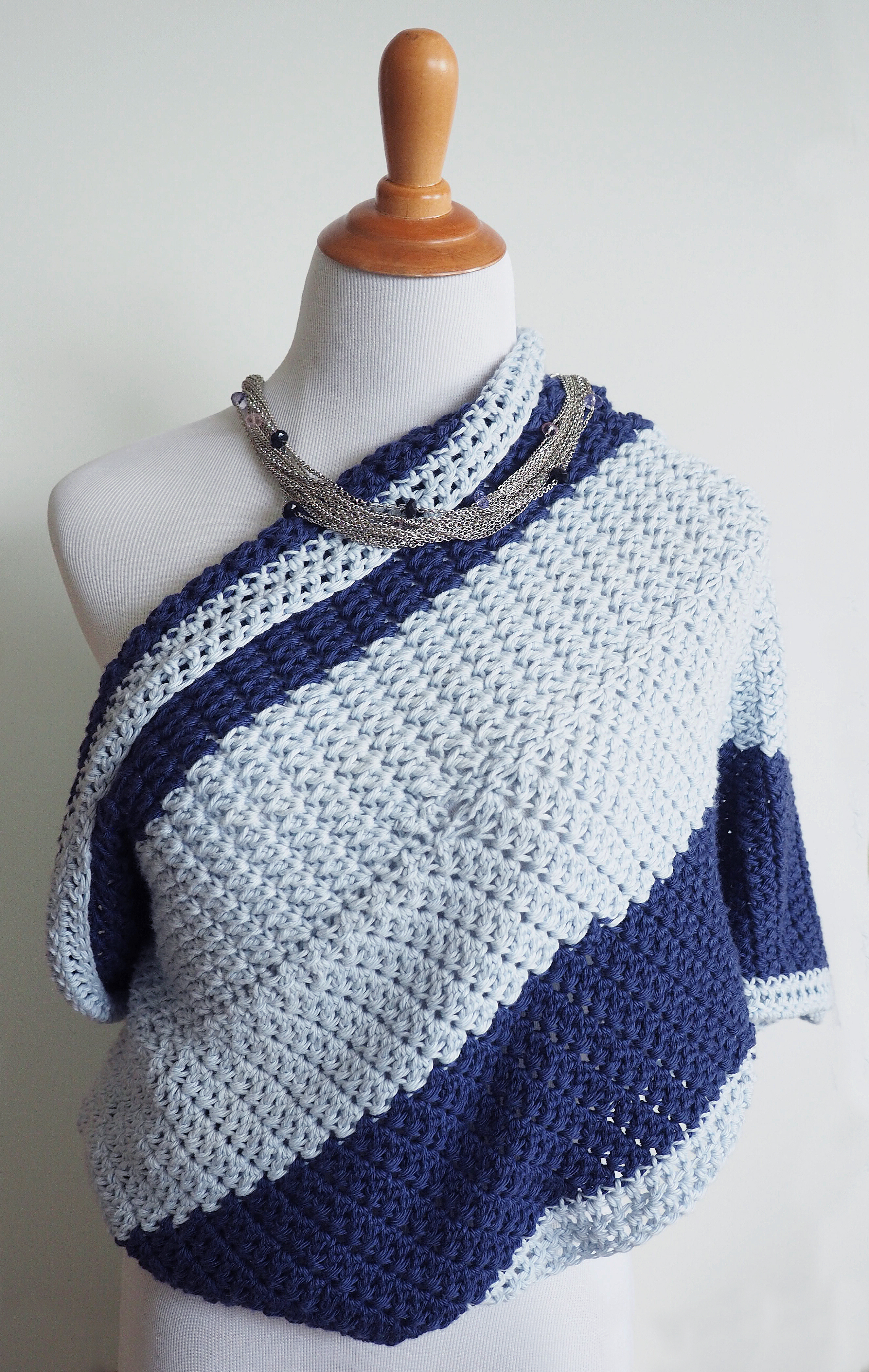 Ocean Swell Mobius Wrap Crochet Pattern