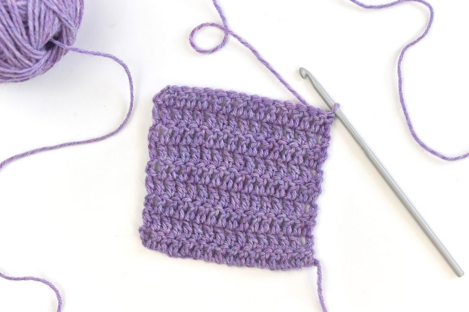 Double Crochet Stitch - These different basic crochet stitches are the fundamentals to becoming an inventive crocheter. You could use these crochet stitches for blankets or a multitude of other projects. #SingleCrochetStitch #TunisianCrochet #BasicCrrochetStitches