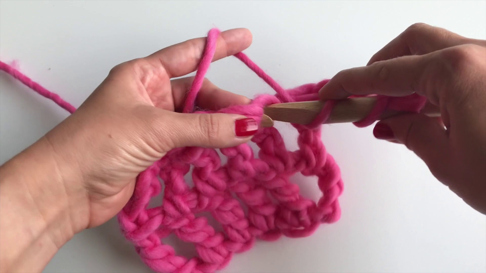 Treble Crochet Stitch - These different basic crochet stitches are the fundamentals to becoming an inventive crocheter. You could use these crochet stitches for blankets or a multitude of other projects. #SingleCrochetStitch #TunisianCrochet #BasicCrrochetStitches