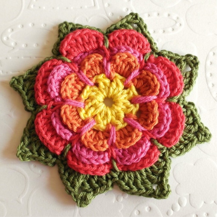 Crpchet Flower - One of the most challenging parts about crochet is finding the right crochet pattern. This list of free crochet patterns will guide you in the right direction. #CrochetPattern #CrochetAddict #FreeCrochetPatterns