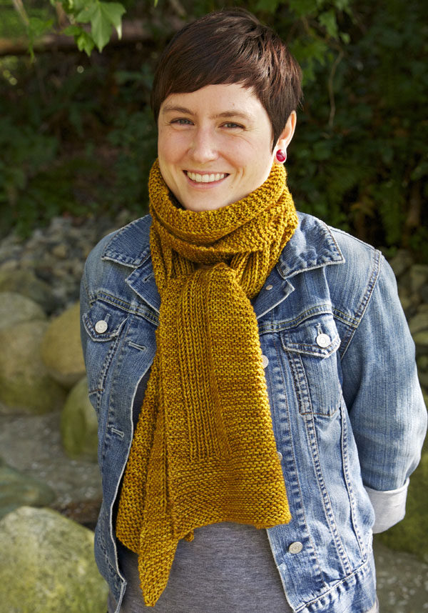 Wheat - We’ve gathered here 21 cozy scarf knitting patterns that you can knit quickly, just in time for fall and impending winter. #ScarfKnittingPatterns #KnittingPatterns #ScarfPatterns