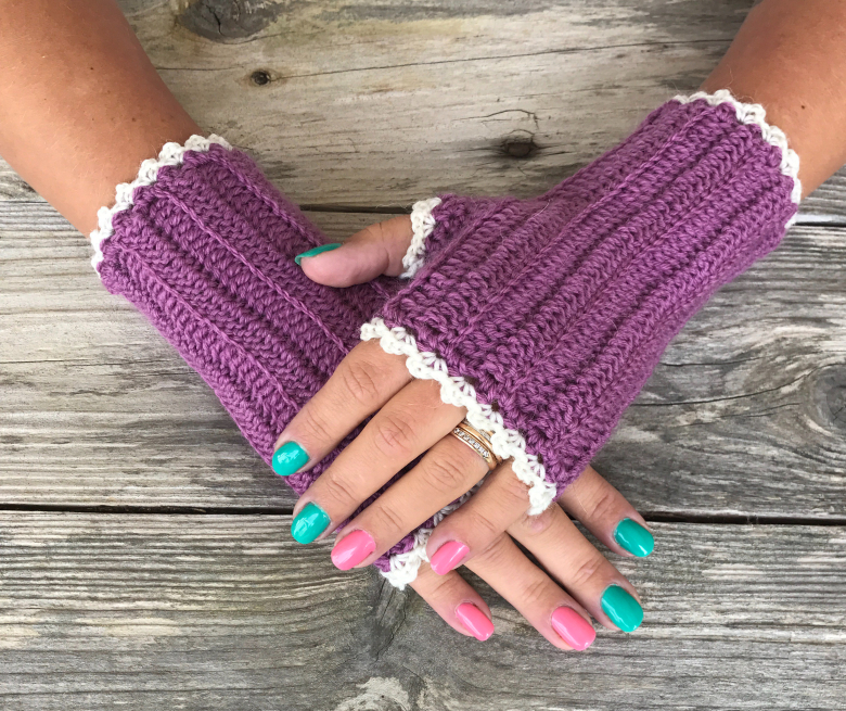 Crochet Wrist Warmers - This list of 20 easy fingerless gloves crochet patterns is suitable for everyone, including males, females, adults, and children. #FingerlessGlovesCrochetPatterns #CrochetFingerlessGloves #CrochetPatterns