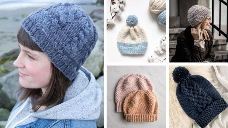Two Toned Knitting Machine Beanie  QUICK & EASY Project For Beginners! 