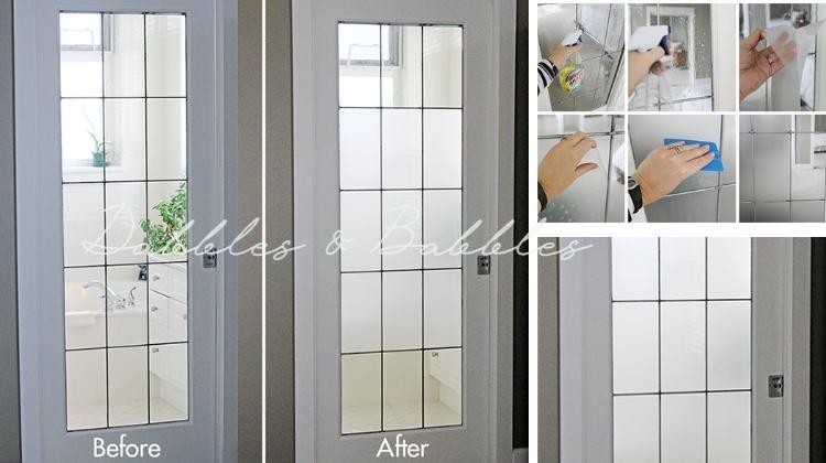 DIY Frosted Glass Window Tutorial - Dabbles & Babbles
