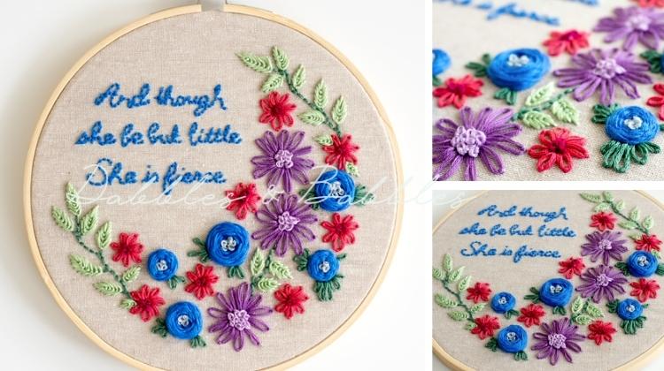 Lets Just go Embroidery Pattern