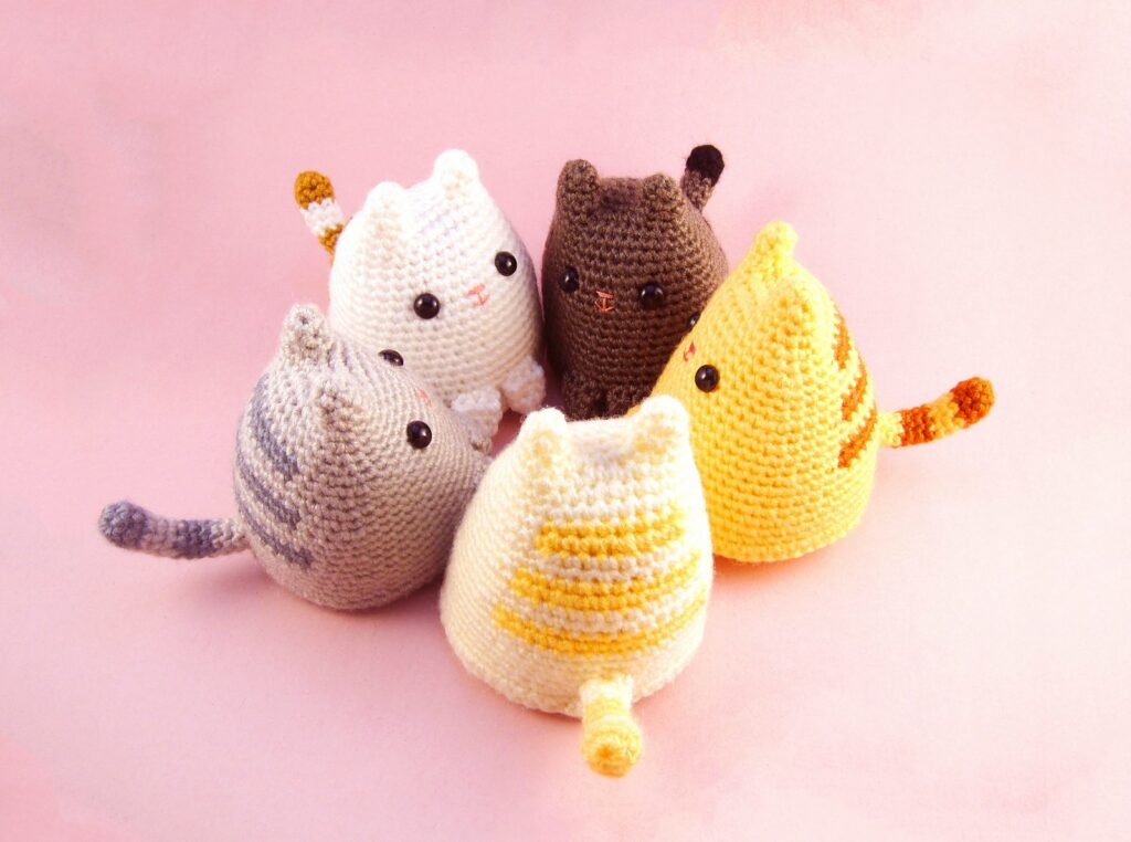 Dumpling Crochet Kitty 