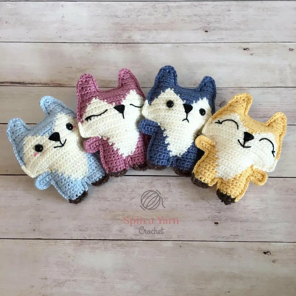 Pocket Crochet Foxes