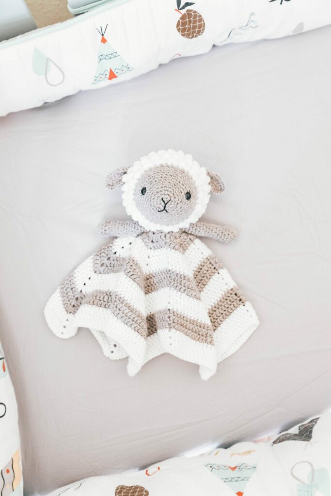 Crochet Little Lamb Lovey 