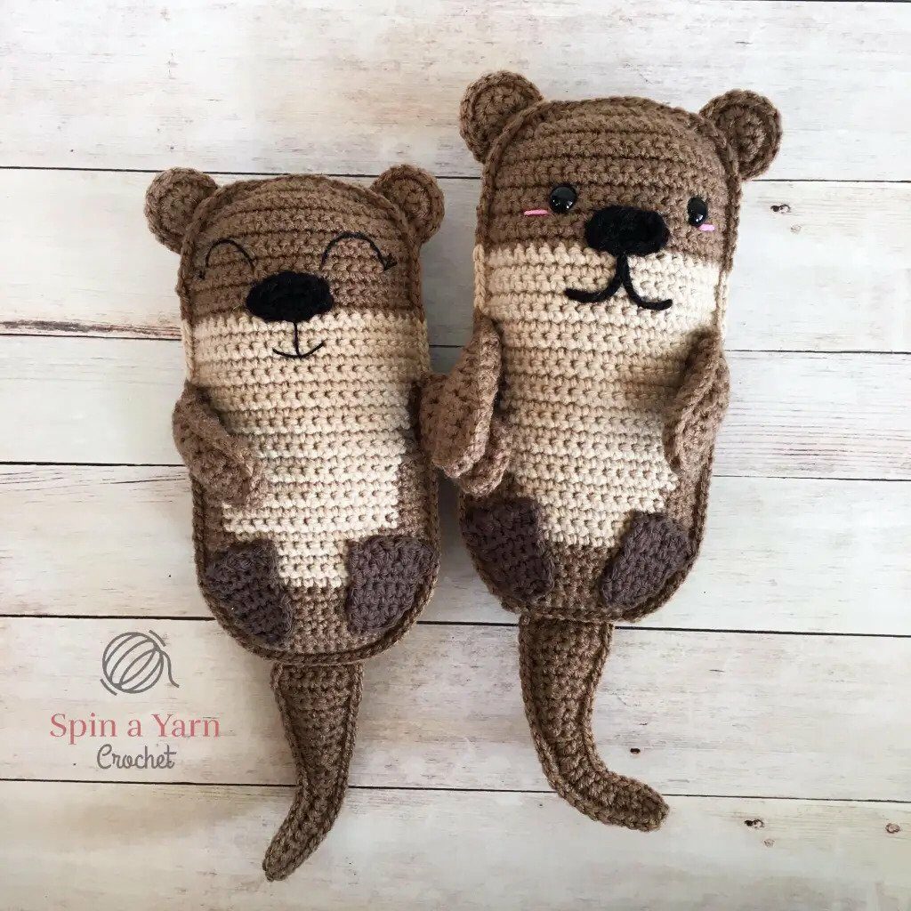 Crochet Amigurumi Otter Family 