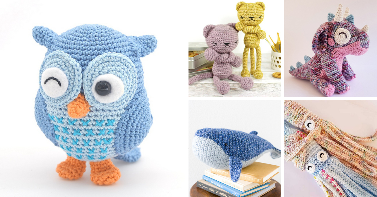 35+ Easy Crochet Animal Patterns (Amigurumi) - Dabbles & Babbles