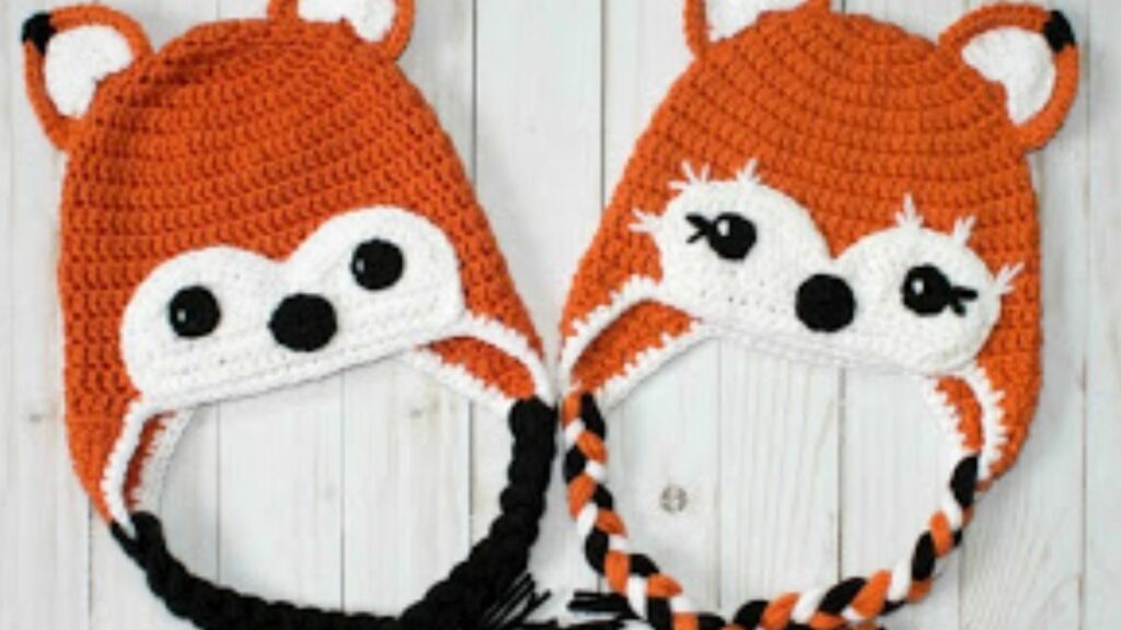 Free Crochet Friendly Fox Crochet Hat 