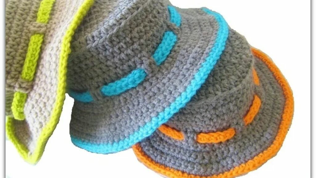 Crochet Sun Hat for Boys 