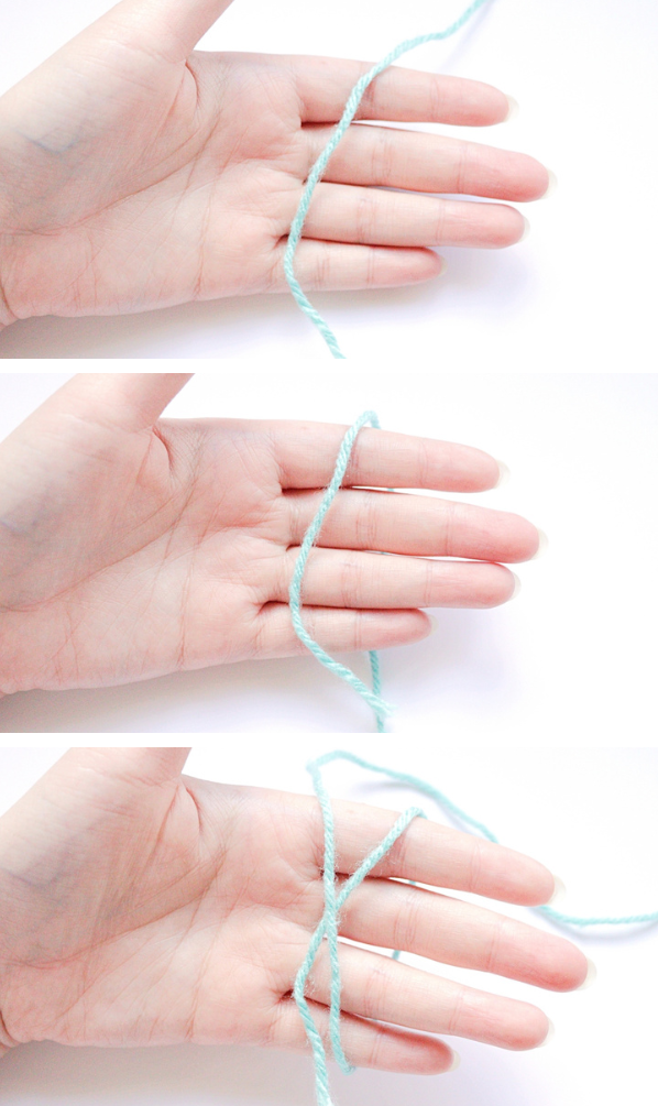 Steps 1 to 3 of How To Do A Crochet Magic Circle