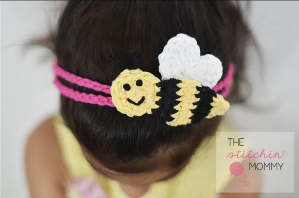 Bee Mine Crochet Headband 