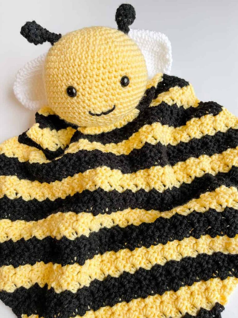 C2C Bee Crochet Lovey 