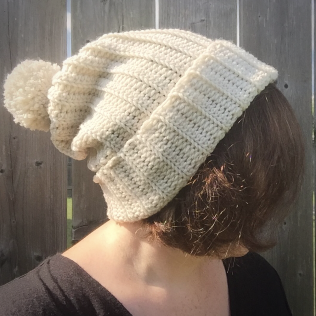 Easy Crochet Winter Ribbed Crochet Hat 