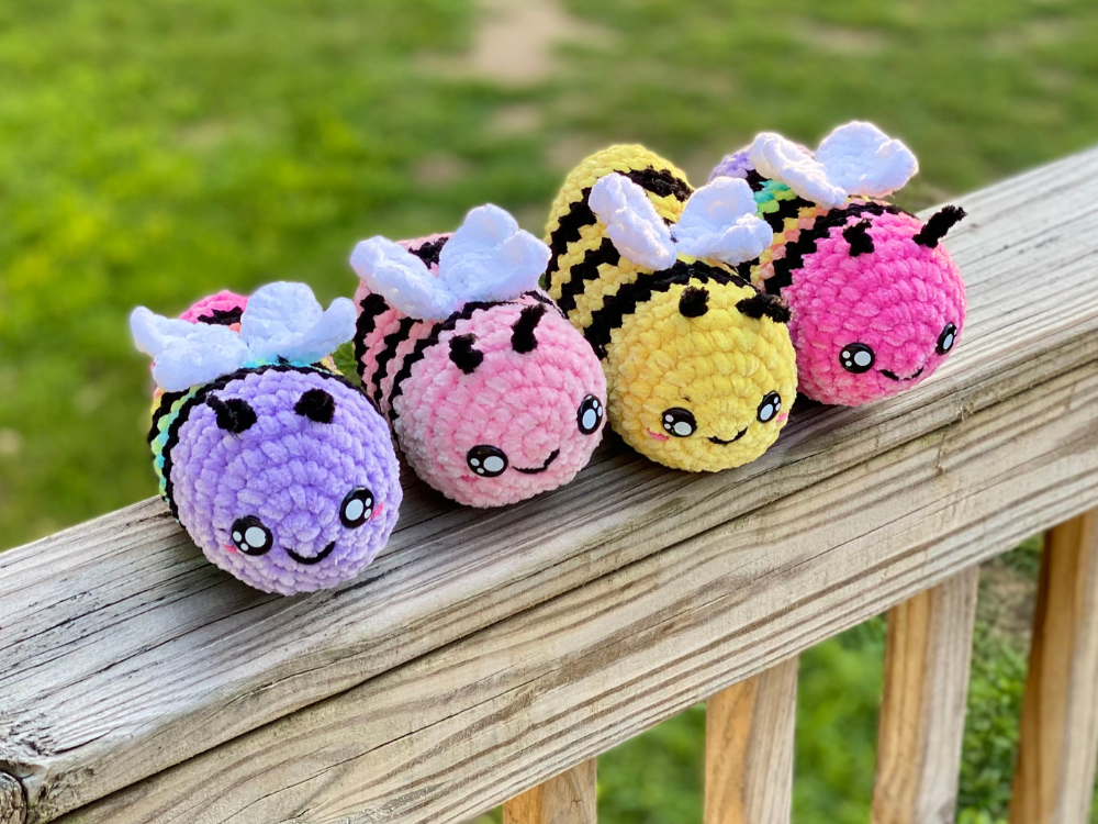 Crochet Jelly Bees 