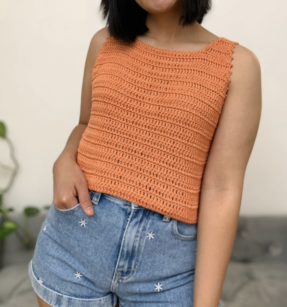 Summer Crochet Cropped Top
