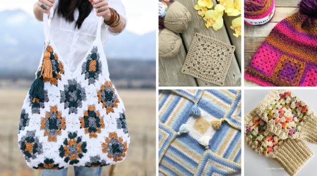Different types of Crochet Squares