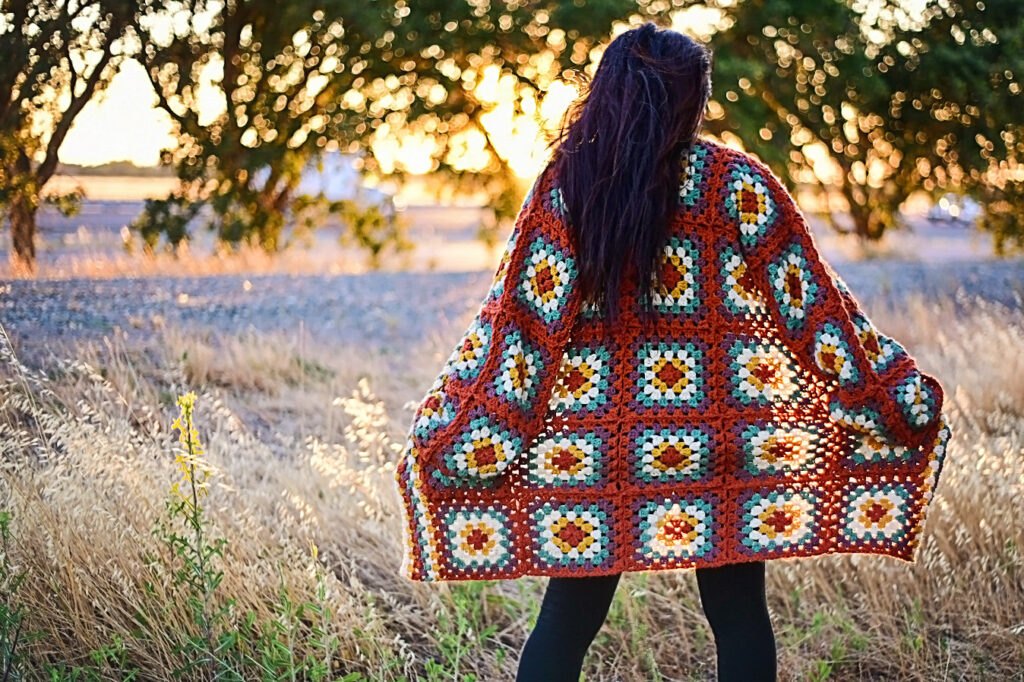 Desert Sunset Crochet Cardigan
