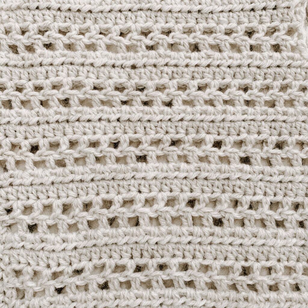 Crochet Eyelet Granny Square