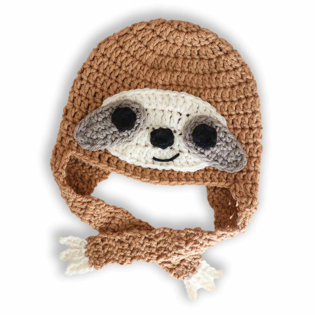 bernat sloth crochet hat