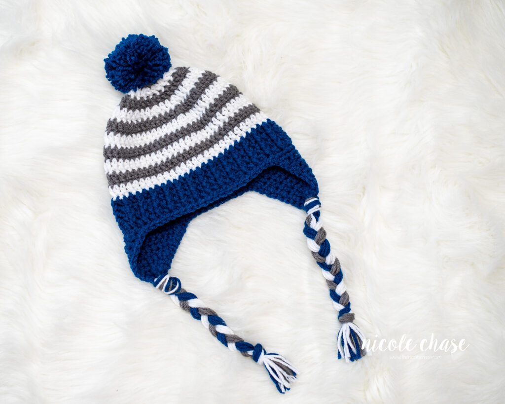 spirit earflap crochet hat