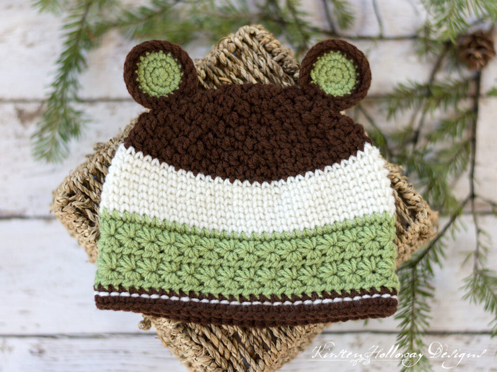 crochet bear hat