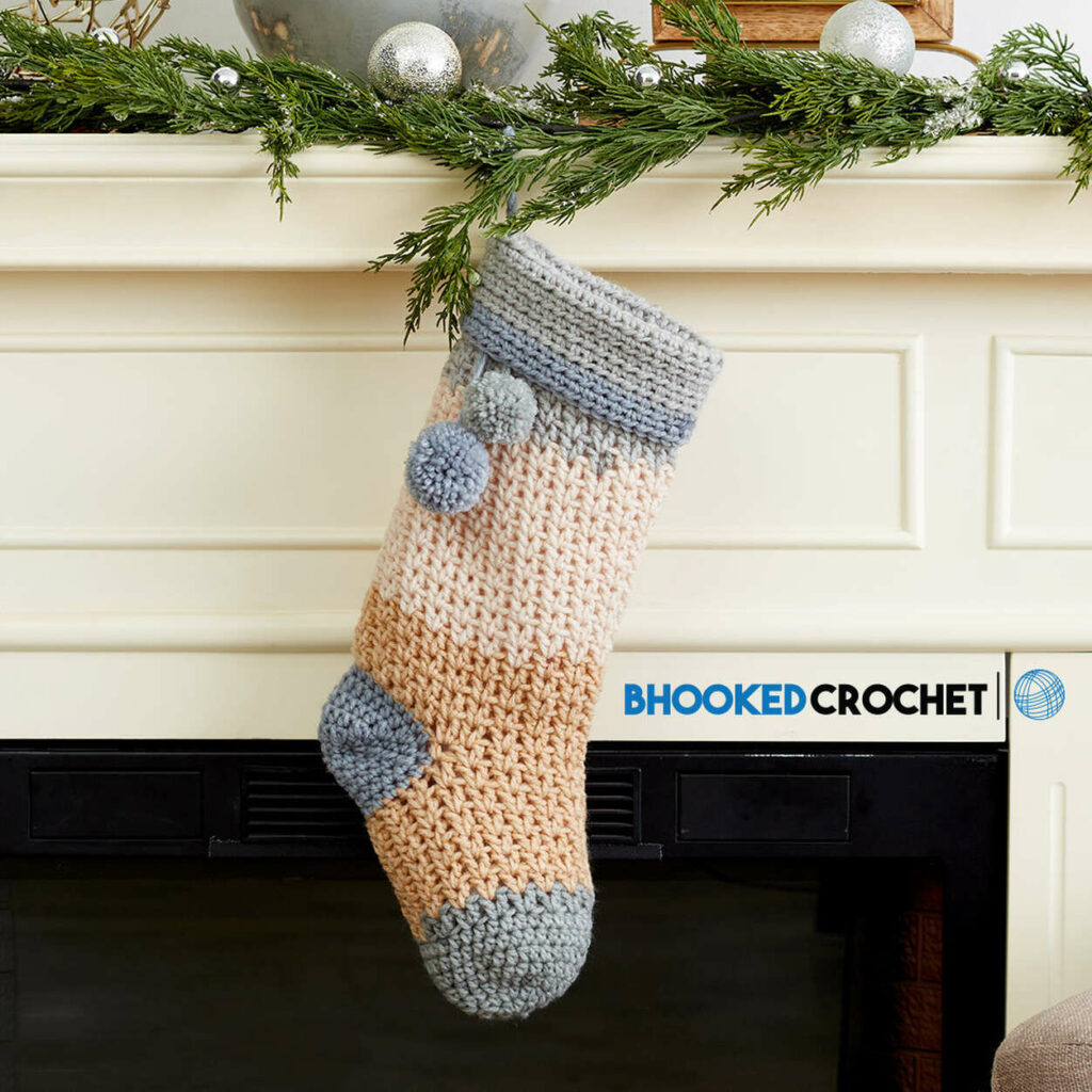 Bernat Pop! Crochet Christmas Stocking