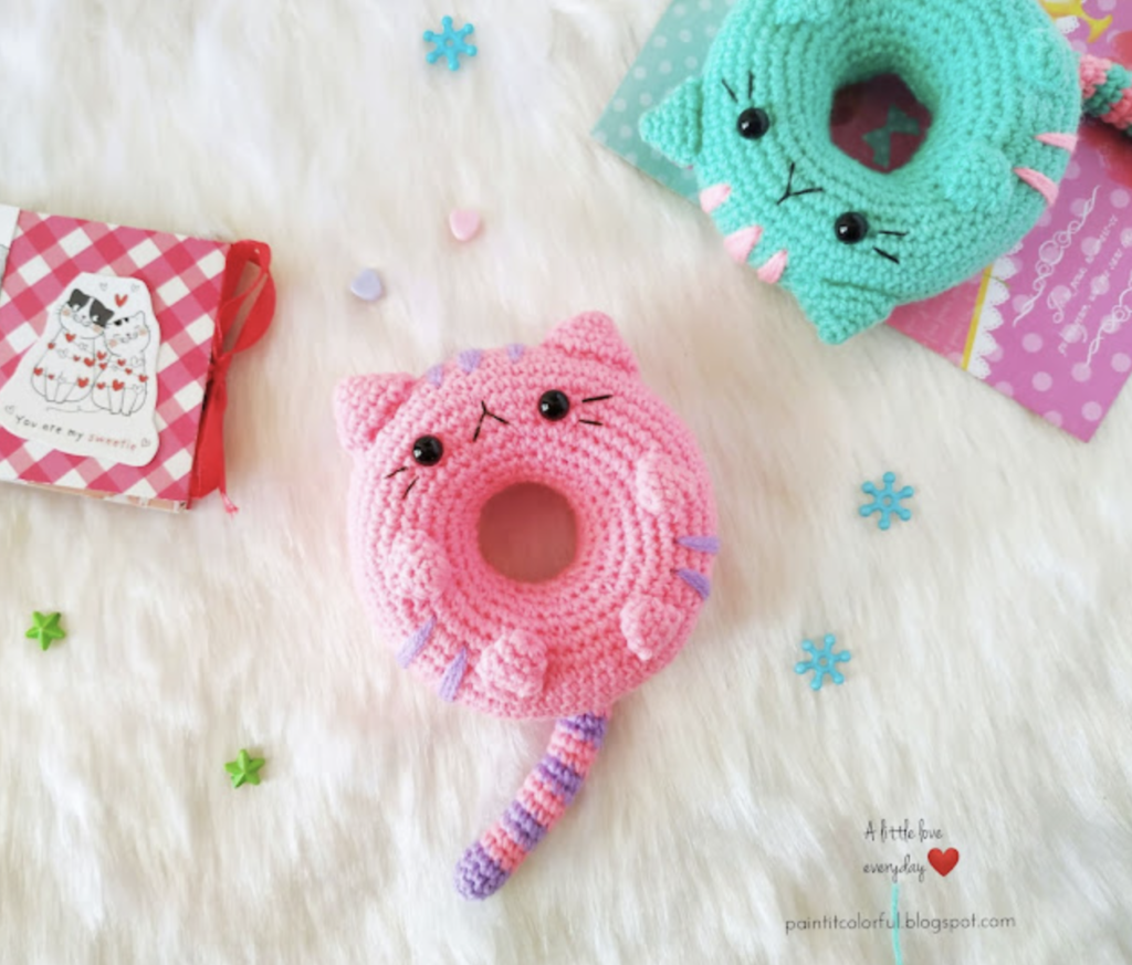 donut crochet cats amigurumi