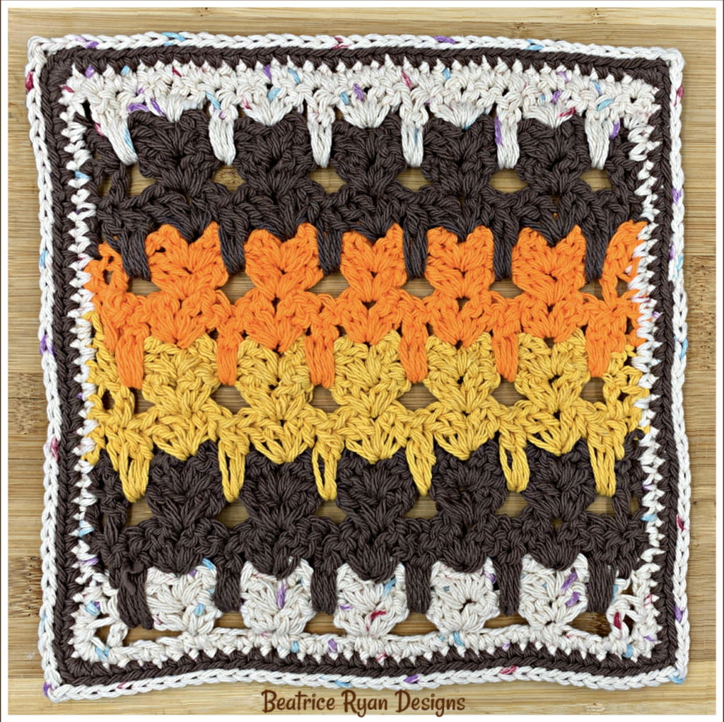 dishcloth crochet cat 