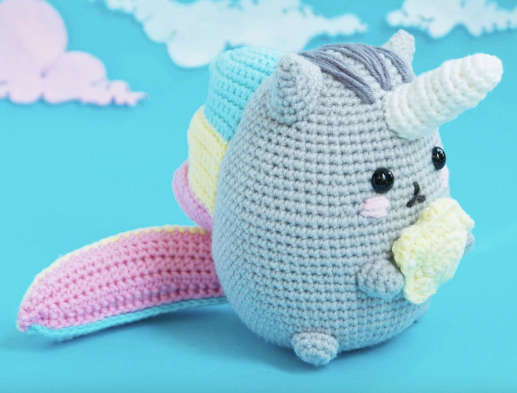 pusheenicorn crochet cat amigurumi