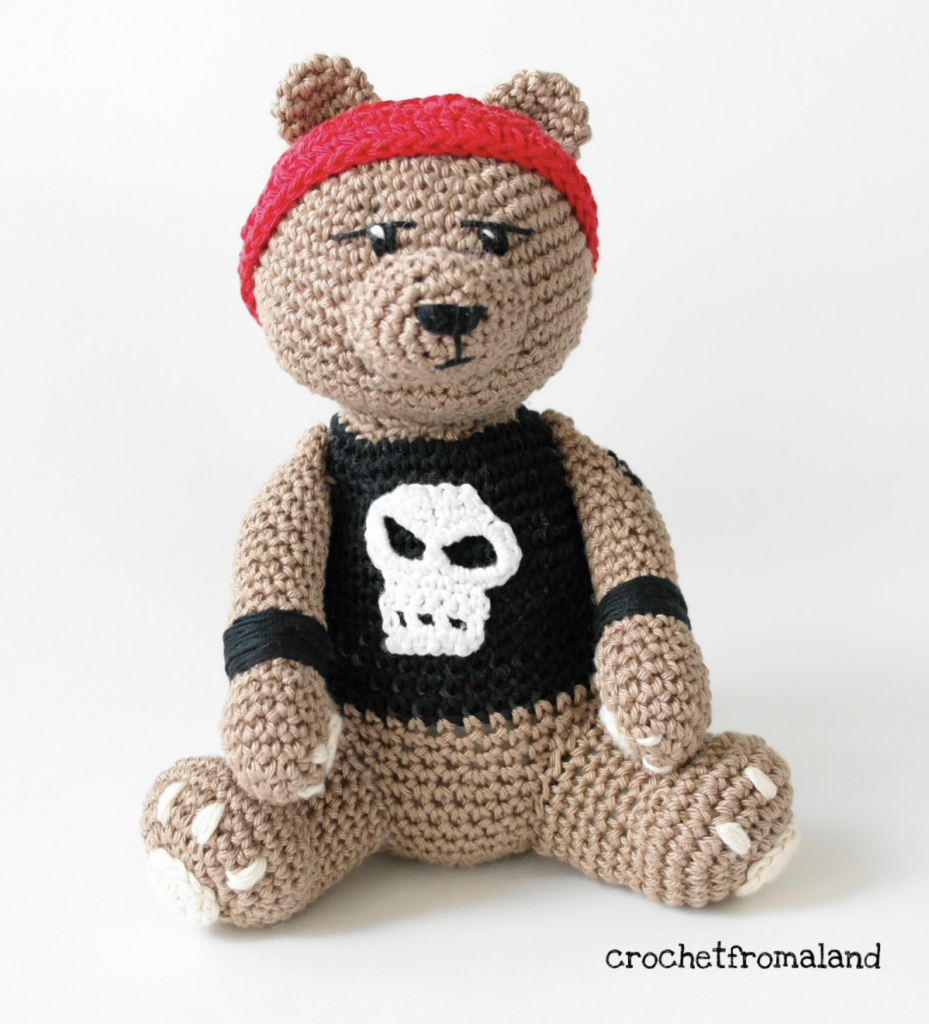 Crochet Punk Rock Bear