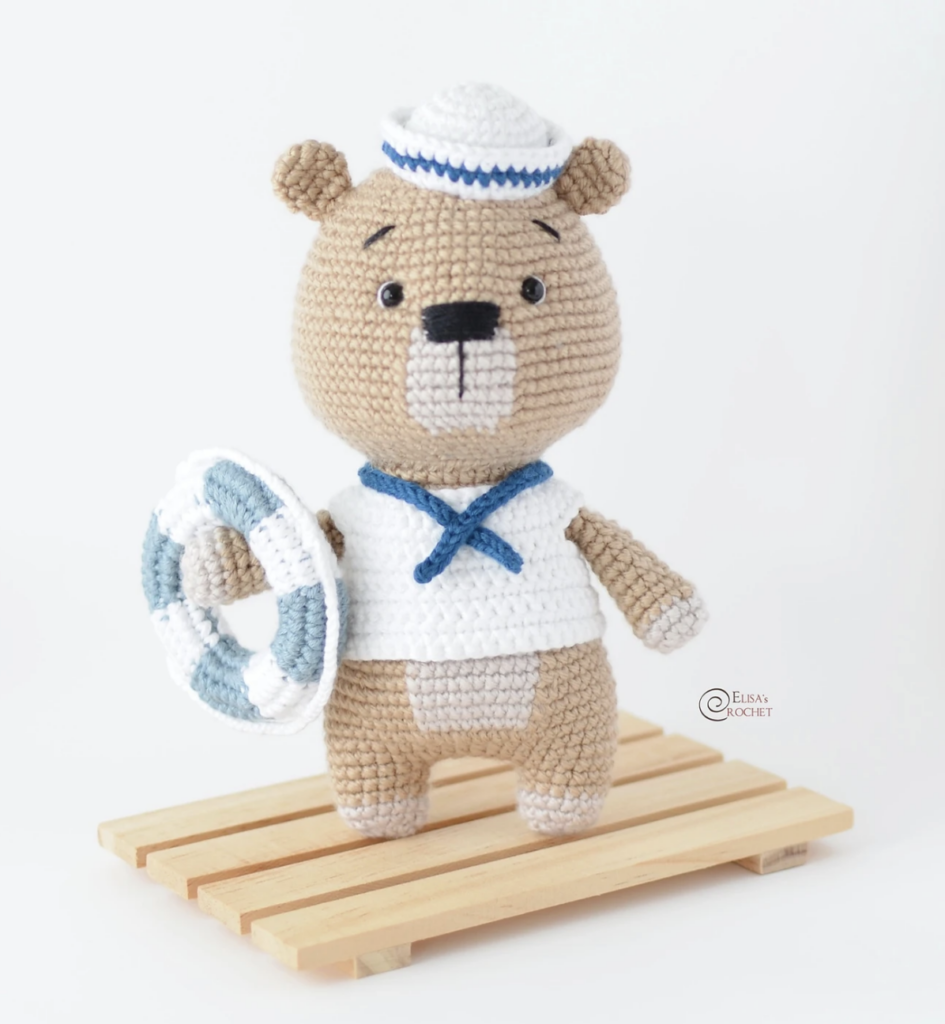 Crochet Sailor Bear