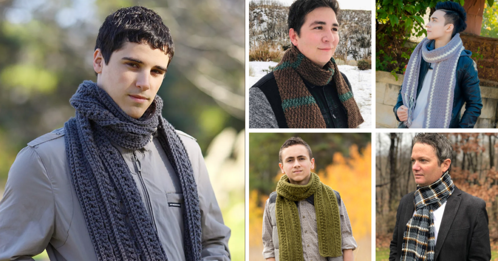 Crochet scarves