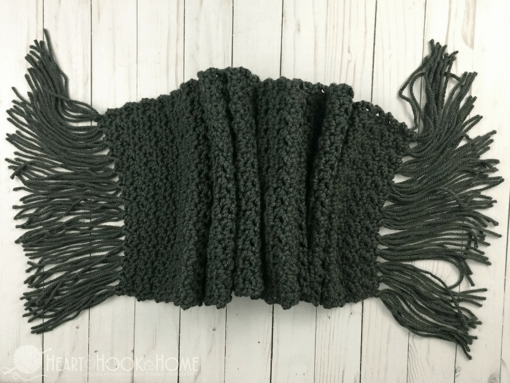 Crochet Simple Scarf for Men