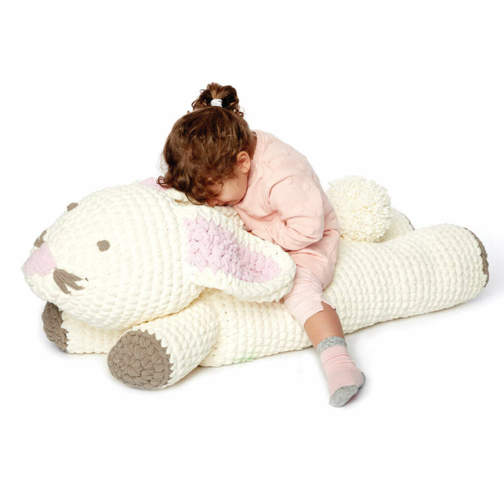 Bernat Crochet Bunny Floor Pillow