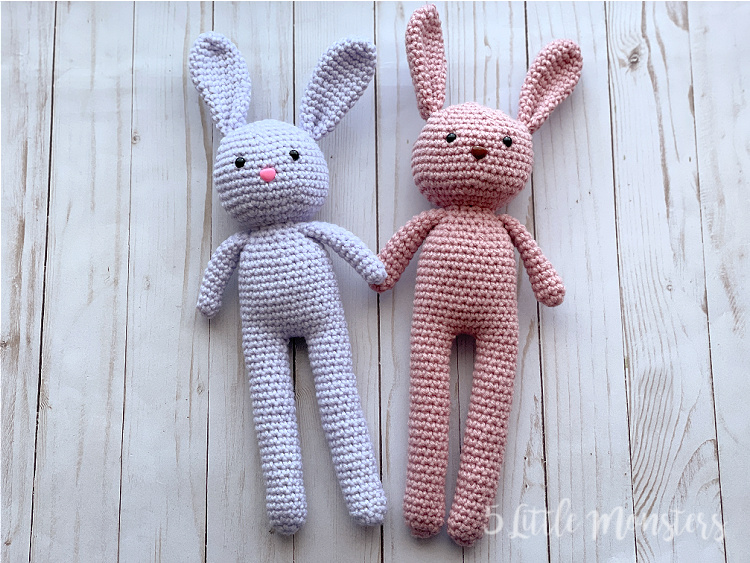 Long Legged Crocheted Bunnies