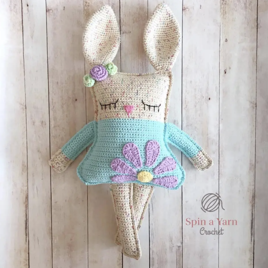 Crochet Ragdoll Spring Bunny