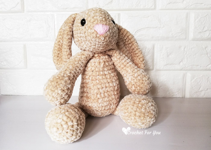Velvet Bunny Crochet Amigurumi
