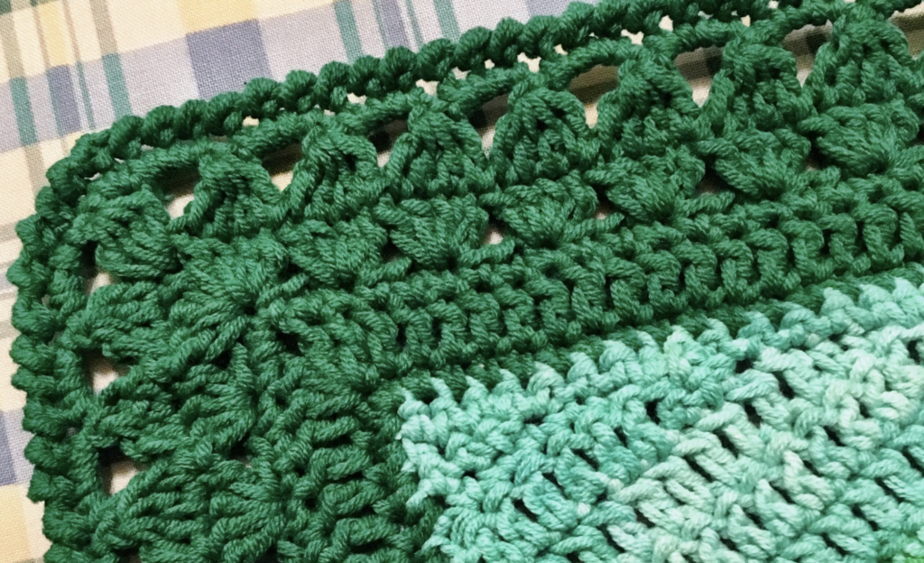 Crochet Big Leaf Border