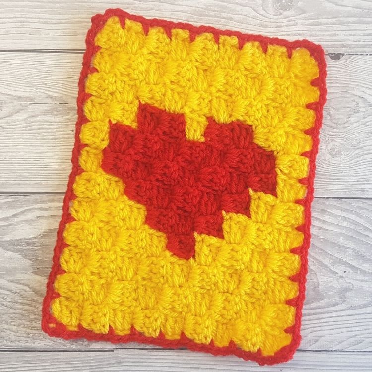 Easy Beginner Border for C2C Crochet Blankets