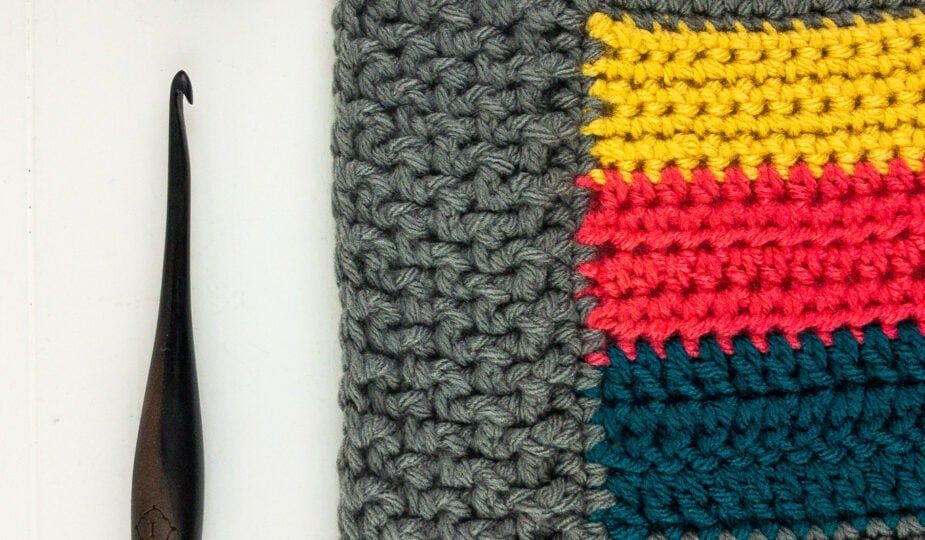 Mini Basketweave Crochet Border
