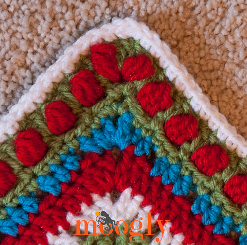 Crochet Polka Dot Border