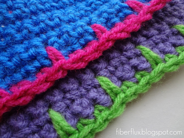 Spike Stitch Crochet Border